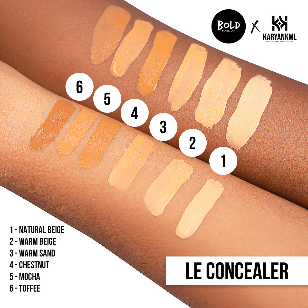 Concealer Bold x Karyan- Mocha